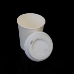 Eldobható tető 250ml pohárhoz csőrös ívólyukkal (KDL8) 100db/csomag