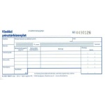 Kiadási pénztárbizonylat 25x2 -B.318-103/V