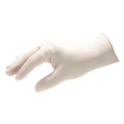 Latex kesztyű púdermentes Hycare 100db fehér"S"
