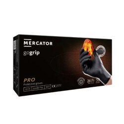 Gogrip nitril kesztyű vastag fekete 50 db/doboz "M"