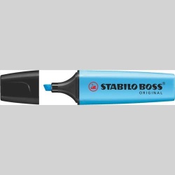 Szövegkiemelő, 2-5 mm, STABILO "Boss", kék